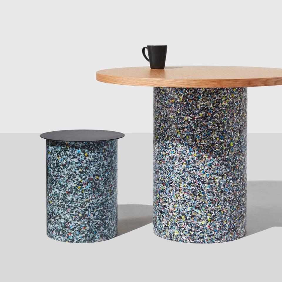 Because the base is made of recycled plastic, each table is one of a kind.
SHOP NOW: Confetti Round Table by Nicholas Karlovasitis and Sarah Gibson, from $990, designbythem.com