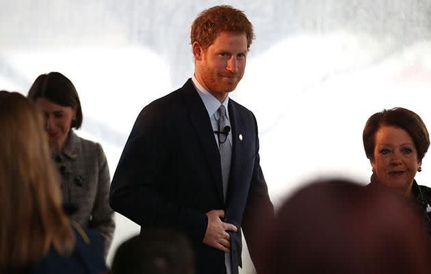 Harry landed in Sydney yesterday. Photo: Getty