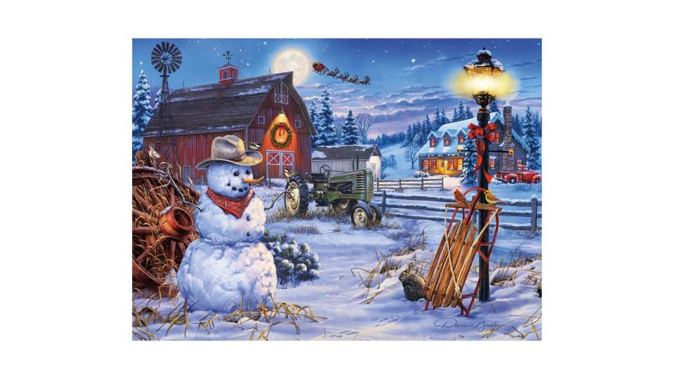 This jigsaw puzzle can help the family gather around during the holidays.
