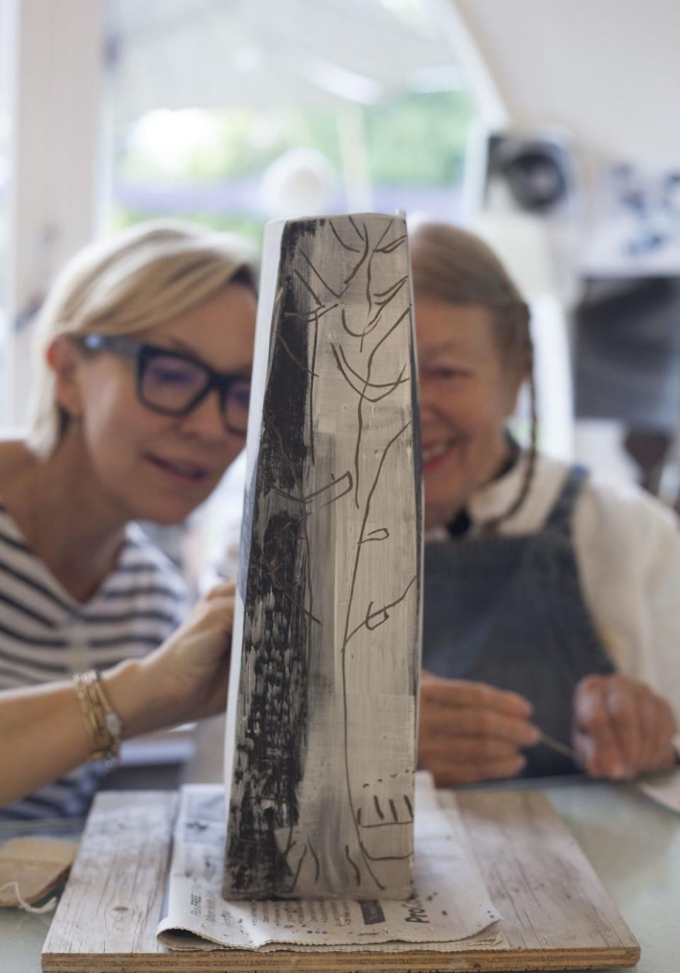 Lydia and Alice Corbett’s collection of ceramics will be on display in Castle Cary from November 5 to 28 (Sarah Rossigneux)