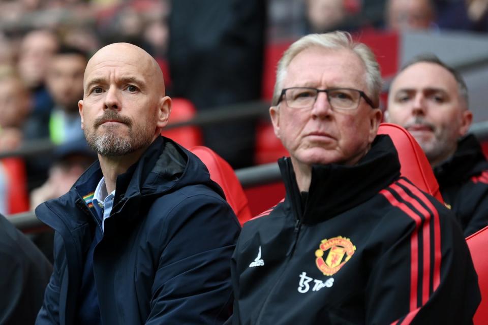Steve McLaren has been assistant to Erik ten Hag and Sir Alex Ferguson at Manchester United (The FA via Getty Images)