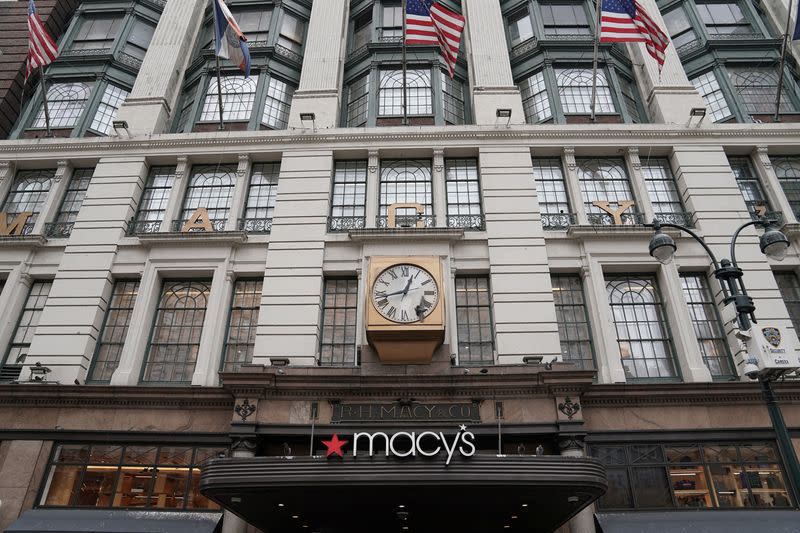 FILE PHOTO: A Macy's store in the Manhattan borough of New York City