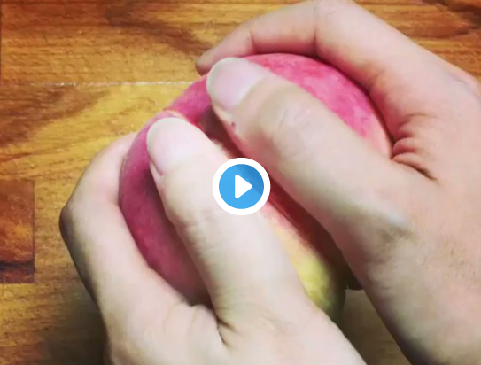 Someone skinned a peach, and the internet promptly lost its mind