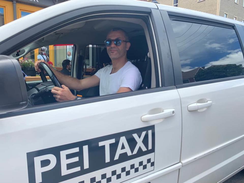 Osama Abdoh, owner and director of P.E.I. Online Taxi, welcomes anything that could get new drivers on the road more quickly — and safely. (Shane Ross/CBC - image credit)
