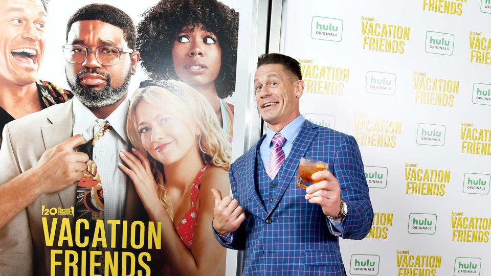 John Cena attends the Vacation Friends Special VIP Pool Party Screening on August 23, 2021 in New York City