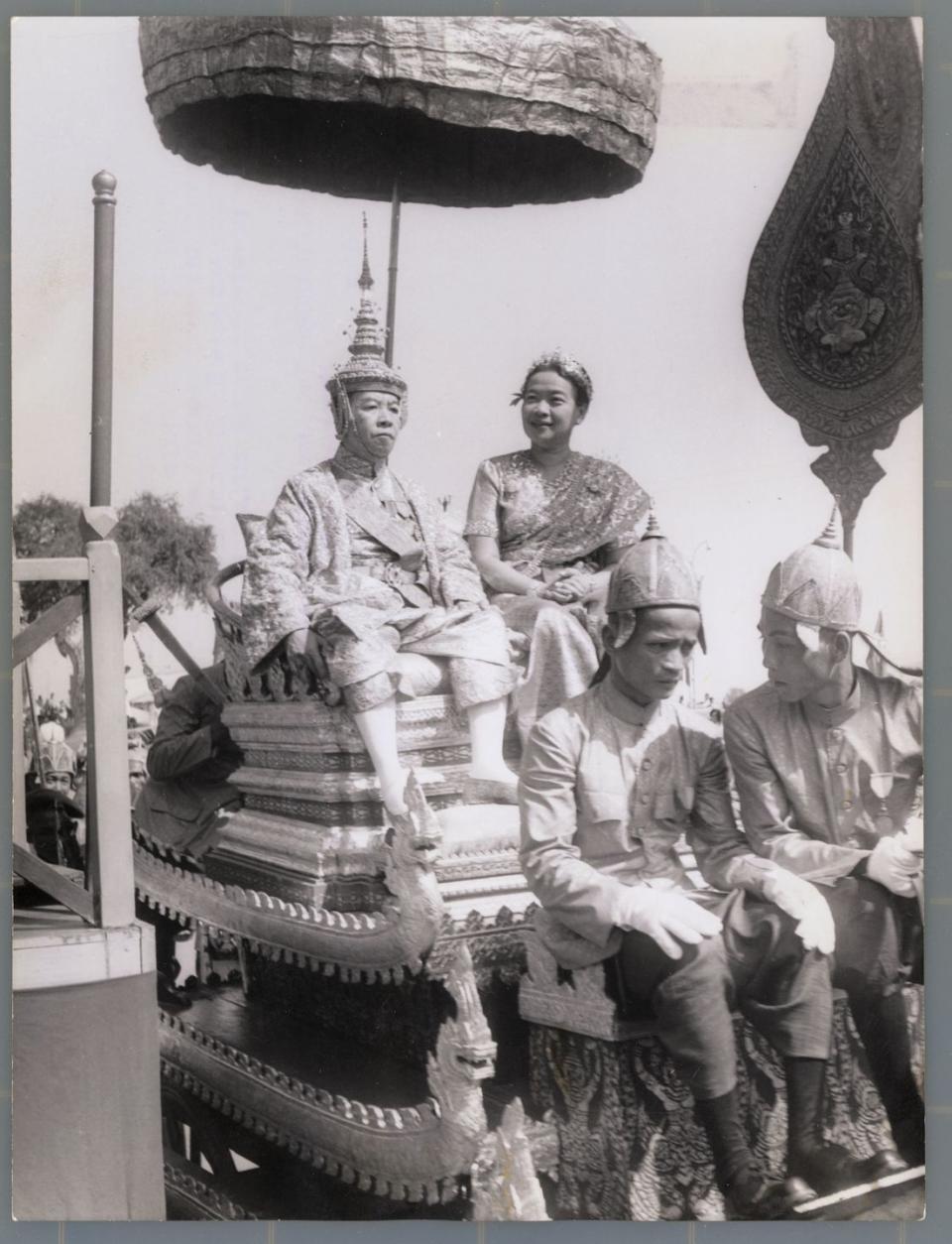 <p>Another coronation in 1956, of King Norodom Suramarit and Queen Kossouan. </p>