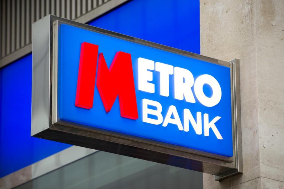 Metro Bank has cheered signs of a ‘gradual return to normality’ (Laura Lean/PA) (PA Archive)