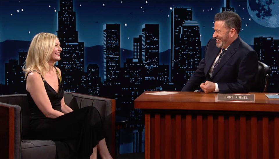 Kirsten Dunst and Jimmy Kimmel Reveal Their Kids Got Into a ‘Fight’ in Kindergarten