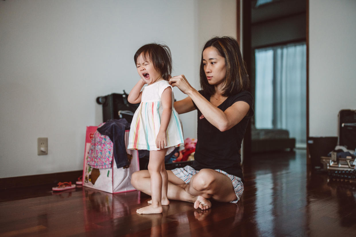 For default parents, each day is filled with managing the care of their children, often without help from their partner. (Photo: Getty Creative)