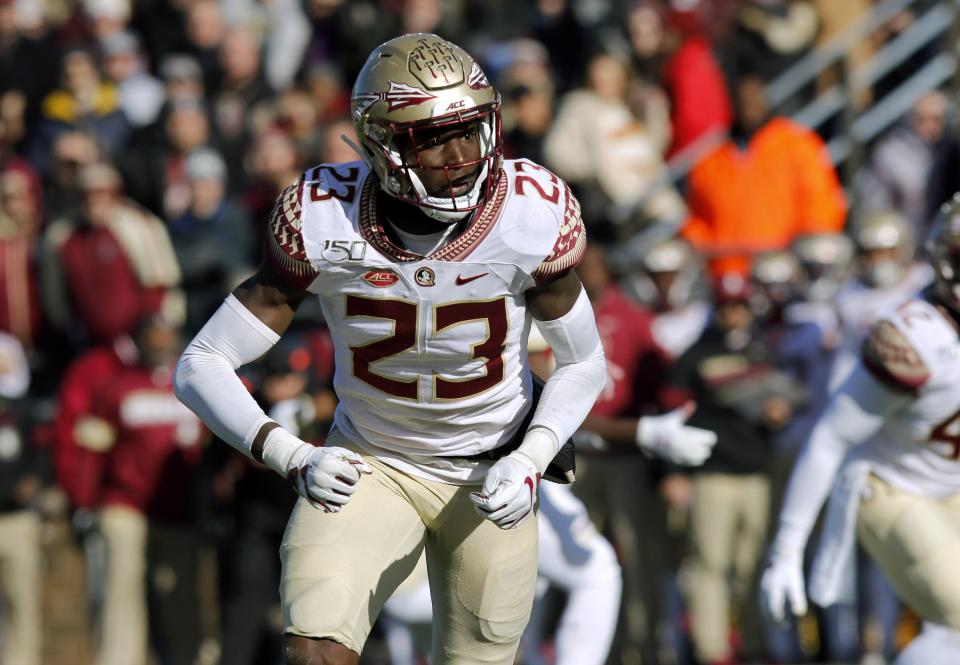 Florida State needs a healthy Hamsah Nasirildeen back on defense in 2020. (AP Photo/Bill Sikes)