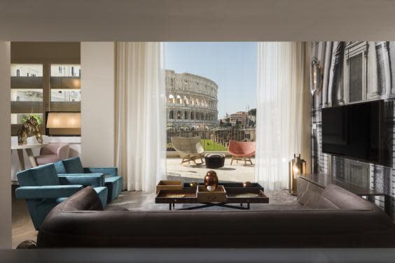 Palazzo Manfredi’s Grand View Colosseum Suite has incredible views (Palazzo Manfredi)