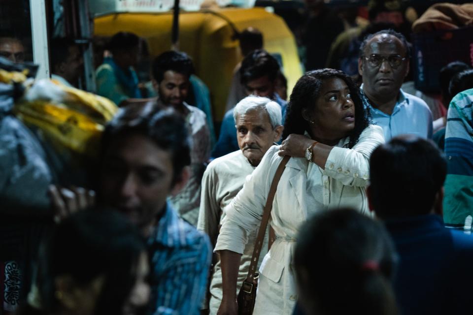 In "Origin," author Isabel Wilkerson (Aunjanue Ellis-Taylor) travels to India to learn more about the Dalits (formerly known as "untouchables").