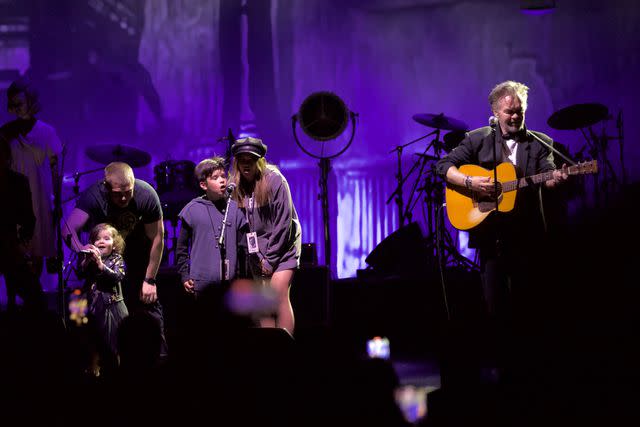 Jorge Bautista John Mellencamp and his grandchildren