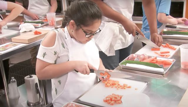 <p>Top Chef Jr/Youtube</p> Olivia Eden on 'Top Chef Junior'