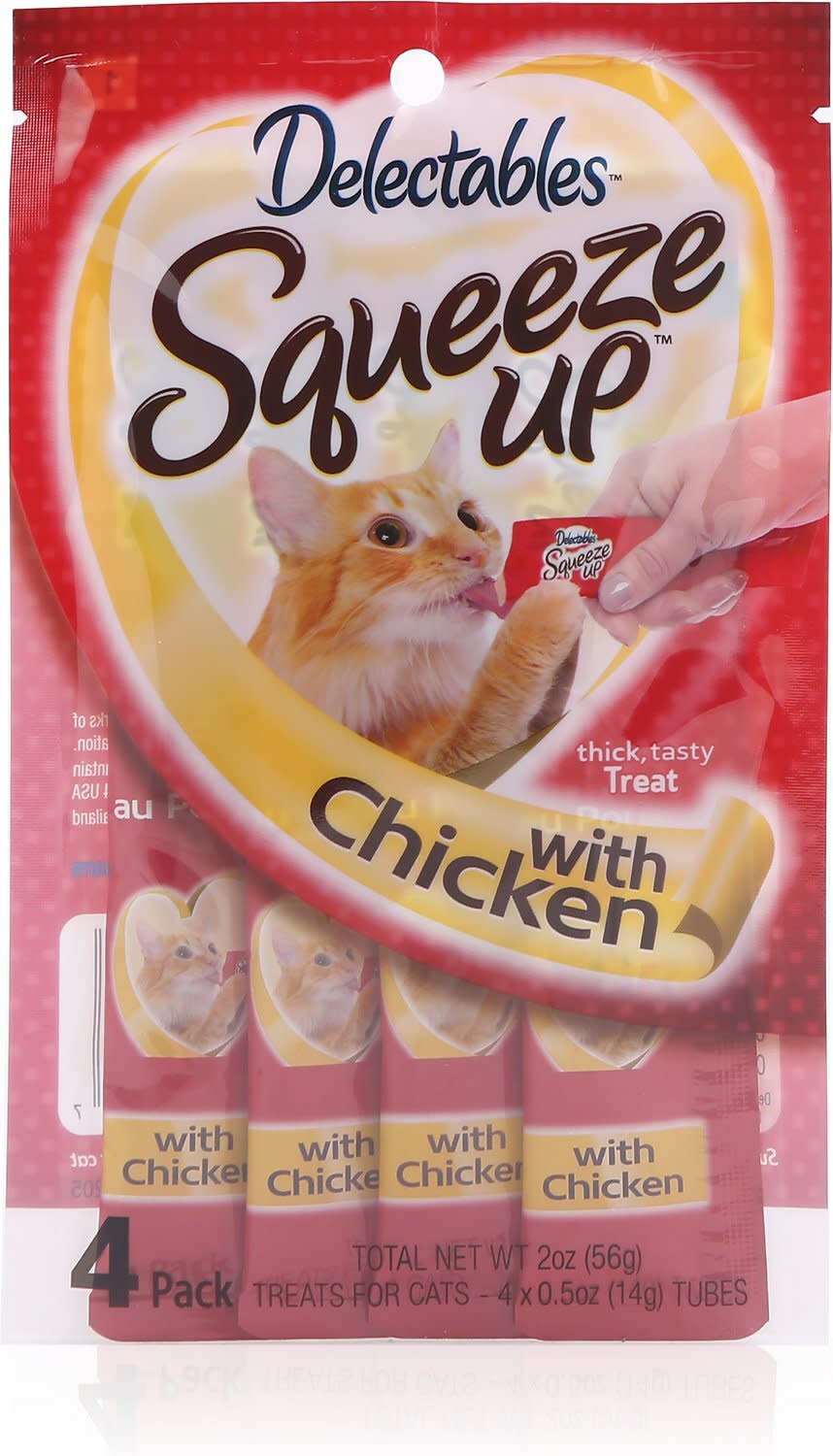 Hartz Delectables Squeeze Up Chicken Lickable Cat Treat