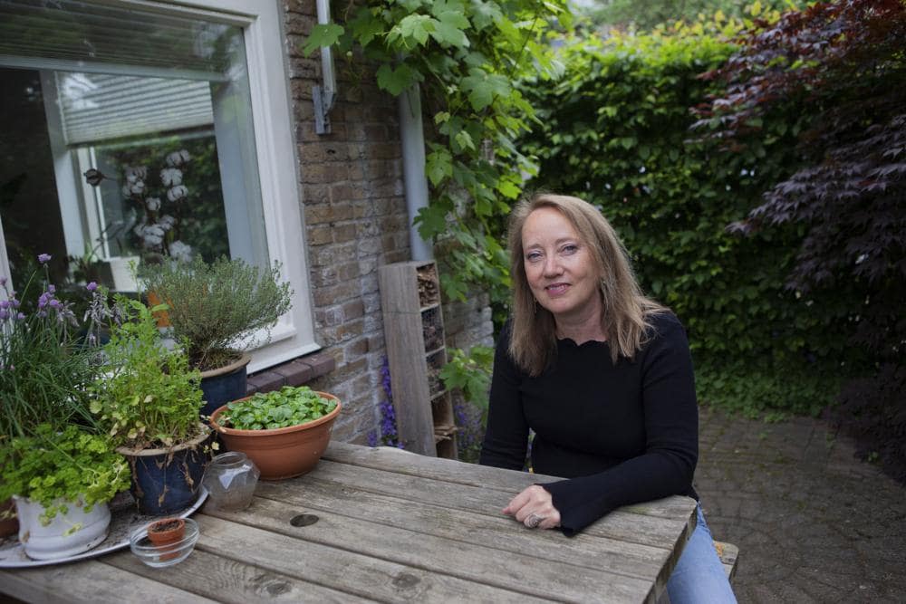 Margot Snijders of the Dutch police poses for a picture in Utrecht, Netherlands, Thursday, May 26, 2022. (AP Photo/Jan-Joseph Stok)