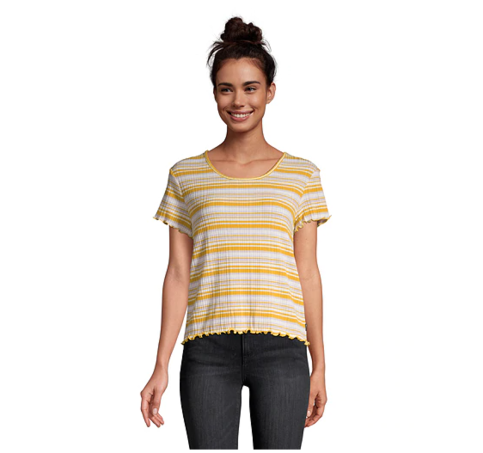 Women's Raza Striped T Shirt. Image via Sport Chek.