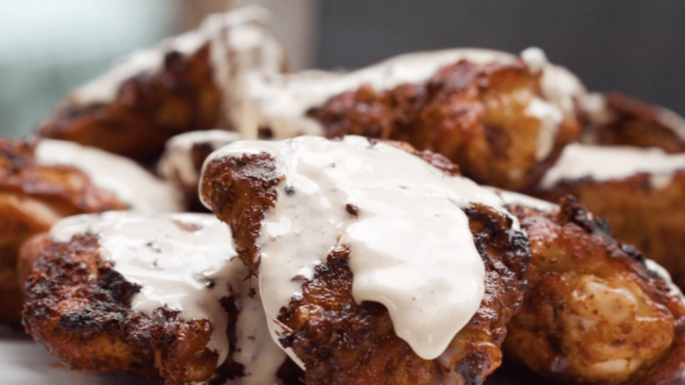 Grilled Chicken Thighs with Alabama White Sauce