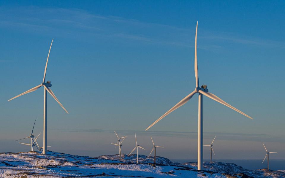 wind turbines