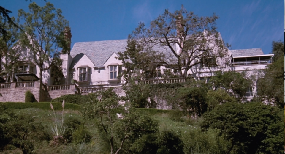 <p>The Cutwater Estate in <em>All of Me</em>, which is actually the Greystone Mansion, is innnnnnsane. In the movie, Steve Martin–who plays Roger Cobb—accidentally has his body taken over by Edwina Cutwater. Edwina lived in the mansion, and Roger becomes Edwina, so he also kind of lives in the mansion. Anyway, all you need to know is that the mansion has 55 rooms and looks like someplace you’d find Megan and Harry living.</p><p><a class="link " href="https://www.amazon.com/All-Me-Steve-Martin/dp/B002R1UJBK/ref=sr_1_2?s=instant-video&ie=UTF8&qid=1543876237&sr=1-2&keywords=all+of+me&tag=syn-yahoo-20&ascsubtag=%5Bartid%7C10063.g.35507124%5Bsrc%7Cyahoo-us" rel="nofollow noopener" target="_blank" data-ylk="slk:WATCH ON AMAZON PRIME;elm:context_link;itc:0;sec:content-canvas">WATCH ON AMAZON PRIME</a></p>