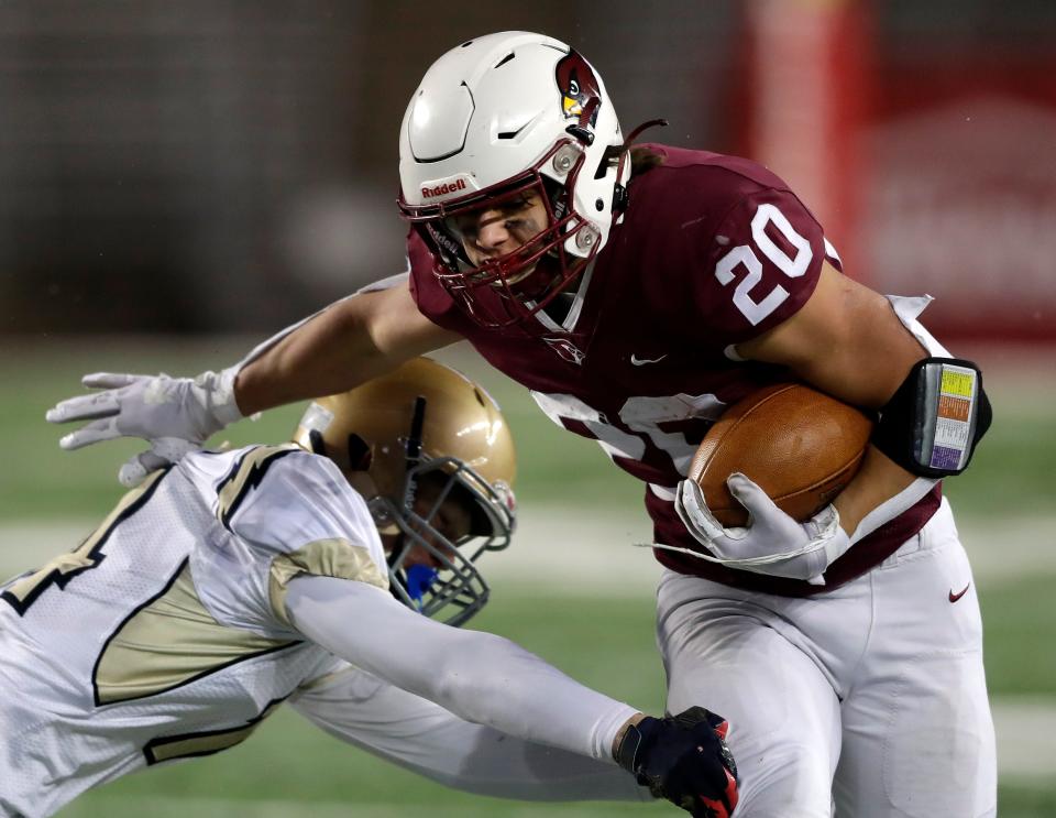 Mayville's Blake Schraufnagel was the Small Schools offensive player of the year on the Wisconsin Football Coaches Association all-state team.