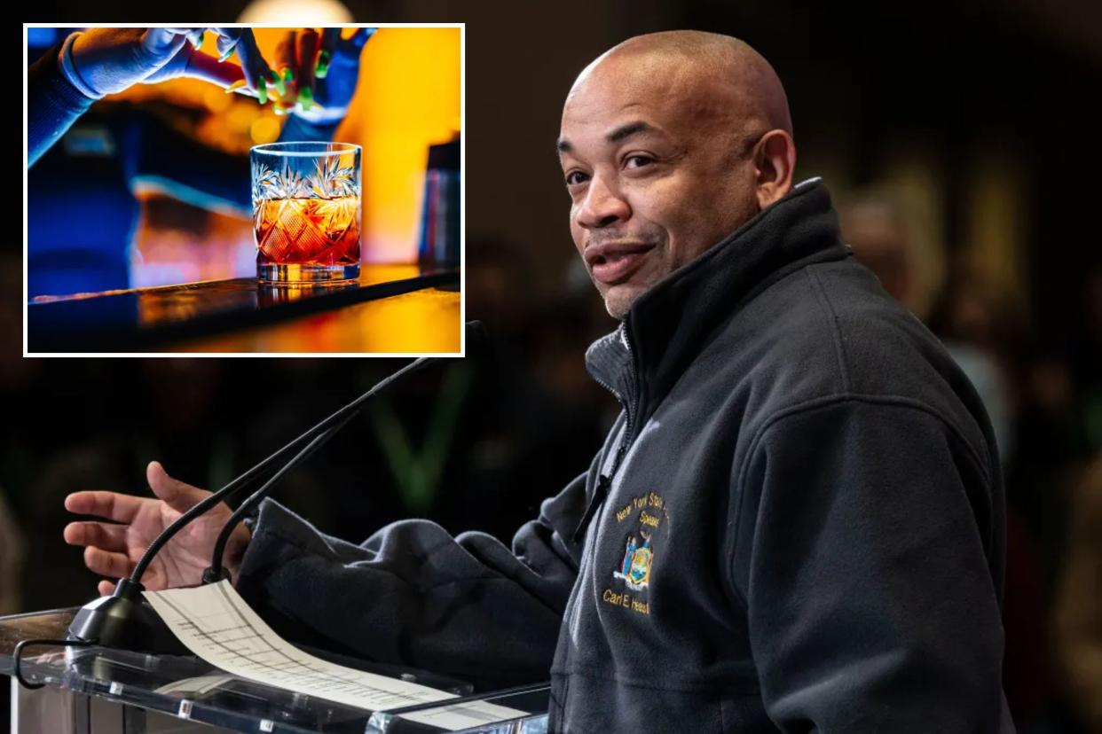 carl heastie and image of cocktail