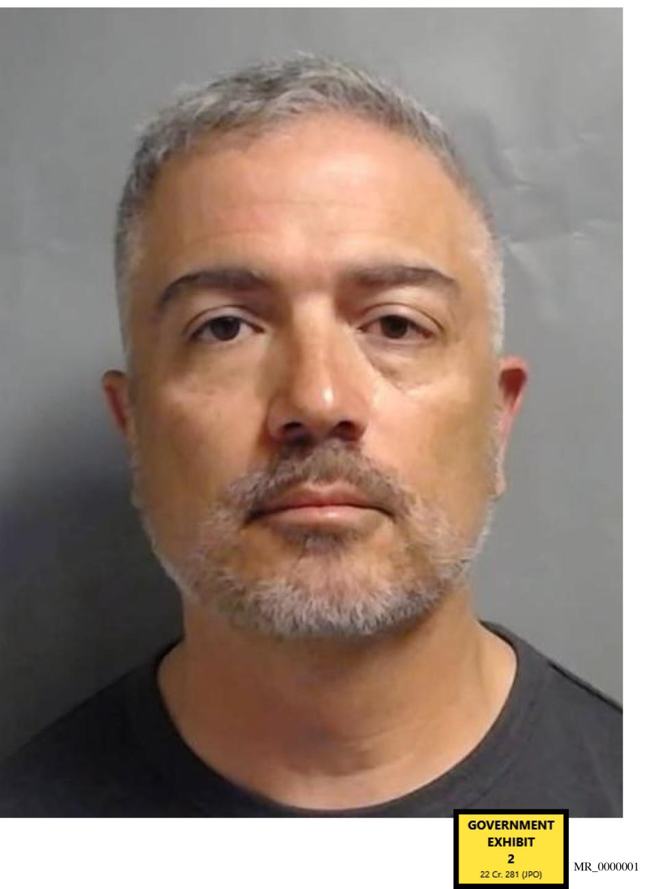 This image provided by the U.S. Attorney’s Office in the Southern District of New York on Oct. 26, 2023 shows Manny Recio, a former U.S. Drug Enforcement Administration supervisor. Recio is accused of involvement in a scheme to sell government secrets to defense lawyers seeking to represent deep-pocketed clients, a jury in Manhattan was told in late October 2023. (U.S. Attorney’s Office via AP)