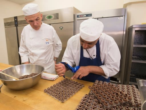 The couple have been involved in every detail of the menu preparations