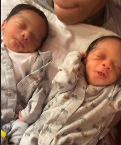 An Amber Alert was issued in Livonia for twins Matthew Jace and Montana Alexander Bridges, both 14 days old, on Monday, Aug. 21, 2023.
