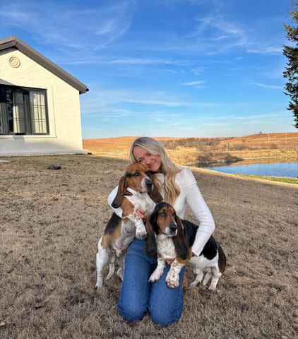 <p>Paige Drummond/Instagram</p> A photo of Paige with her dogs at her home from her Instagram.