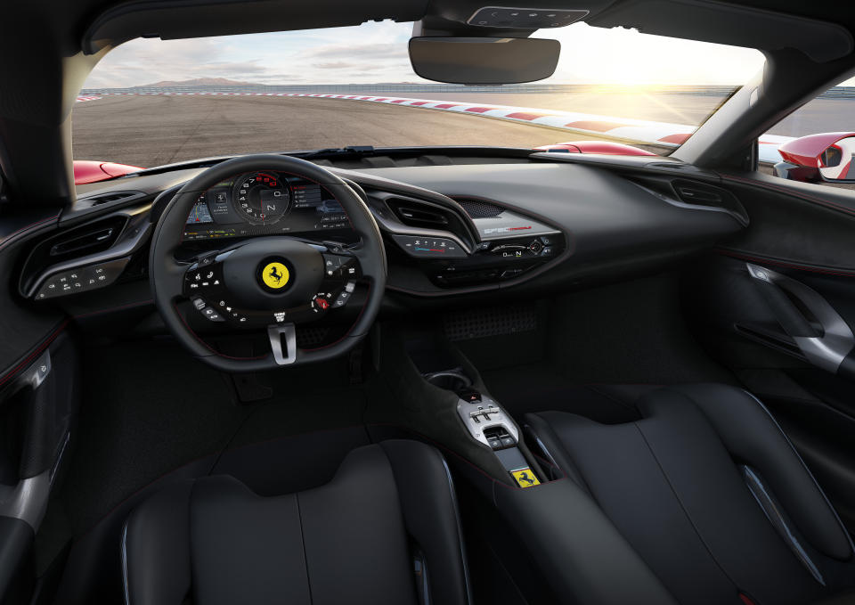 Ferrari SF90 Stradale car interiors (PHOTO: Ferrari)