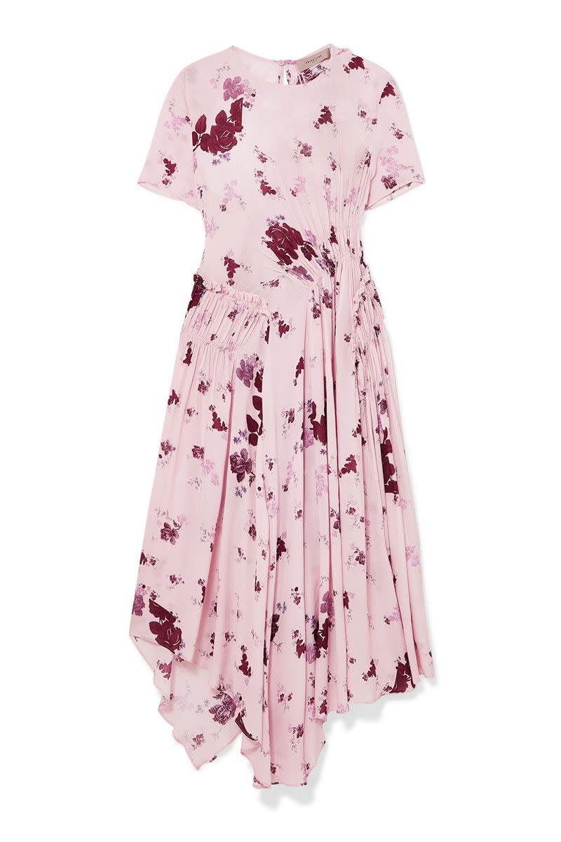 <p>Lois floral pink dress - £450</p><p><a class="link " href="https://www.net-a-porter.com/gb/en/product/1107295" rel="nofollow noopener" target="_blank" data-ylk="slk:SHOP NOW;elm:context_link;itc:0;sec:content-canvas">SHOP NOW</a></p>