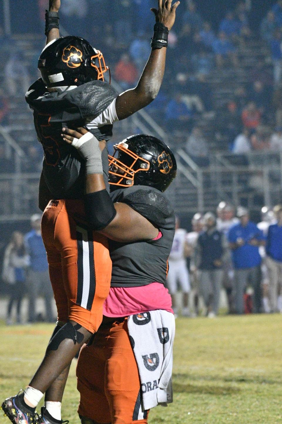 The Cocoa Tigers face Bolles in the class 4A football state semifinal Friday, Dec. 3, 2021.  Craig Bailey/FLORIDA TODAY via USA TODAY NETWORK