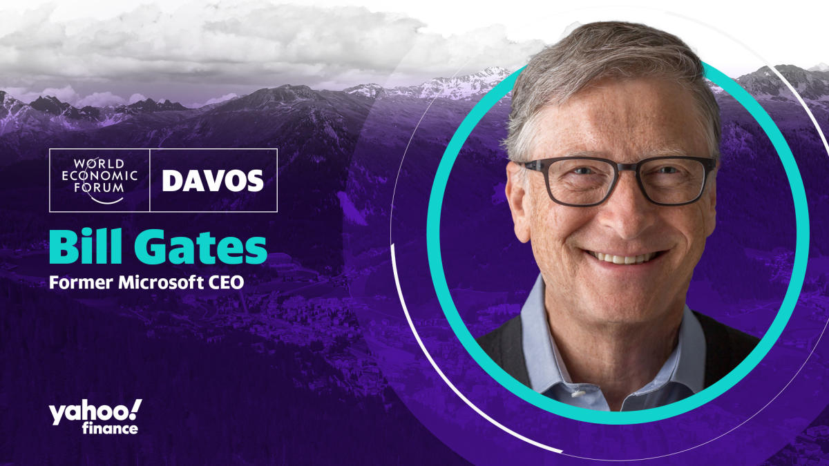 Bill Gates on AI tech health care Yahoo Finance at Davos