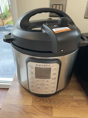 And the same goes for this 23%-off pressure cooker! I use mine to cook curries, stews, chicken, rice, and more up to 70% faster than when using a traditional pot over the stove.