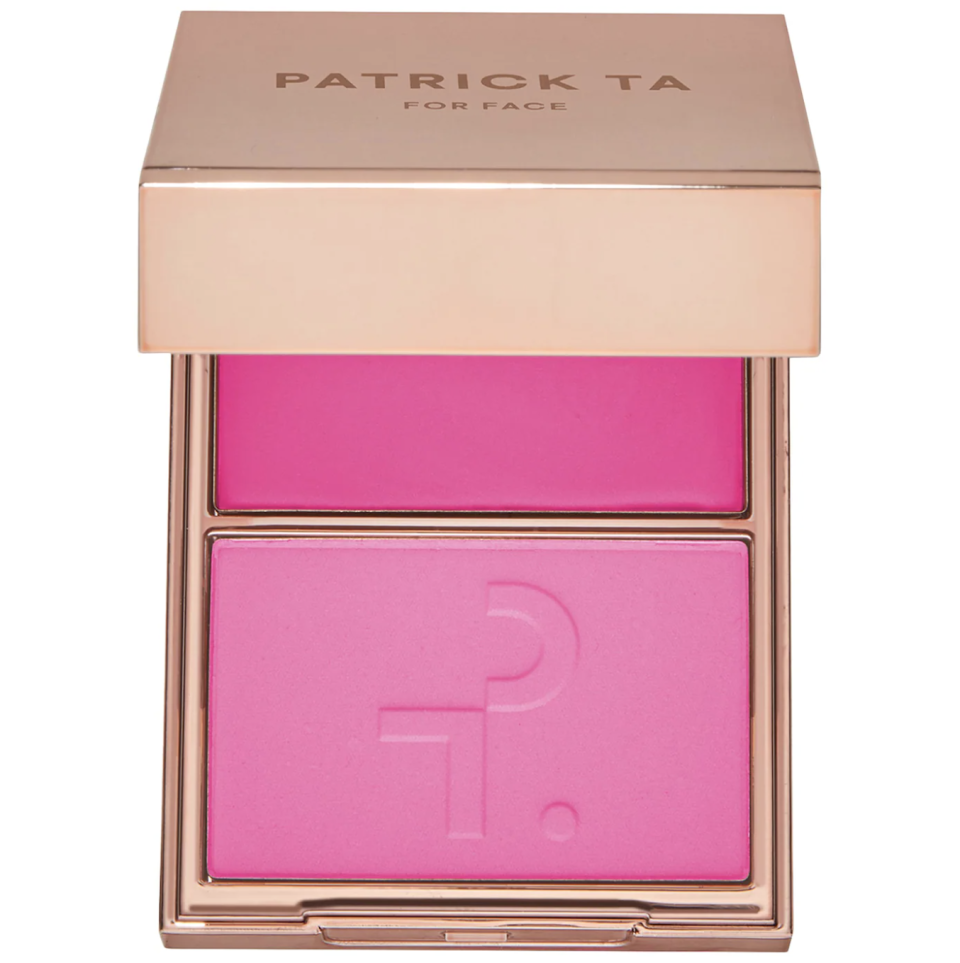 <p><a href="https://go.redirectingat.com?id=74968X1596630&url=https%3A%2F%2Fwww.sephora.com%2Fproduct%2Fpatrick-ta-major-headlines-cream-powder-blush-duo-P458747&sref=https%3A%2F%2Fwww.harpersbazaar.com%2Fbeauty%2Fg39588708%2Fsephora-spring-savings-event%2F" rel="nofollow noopener" target="_blank" data-ylk="slk:Shop Now;elm:context_link;itc:0;sec:content-canvas" class="link ">Shop Now</a></p><p>Major Headlines Double-Take Crème & Powder Blush Duo </p><p>sephora.com</p><p>$30.40</p><span class="copyright">Sephora</span>