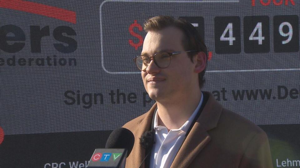 Canadian Taxpayers federation Prairie Dircetor, Gage Haubrich, says that the governments debt could lead to a $15,000 price tag for taxpayers.