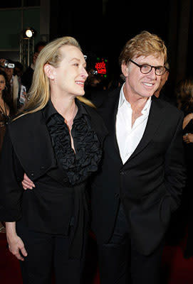 Meryl Streep and Robert Redford at the AFI Fest opening night gala presentaion of United Artists' Lions for Lambs