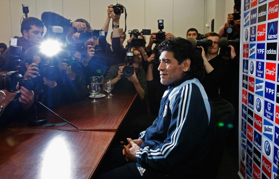 Maradona, der Medienliebling