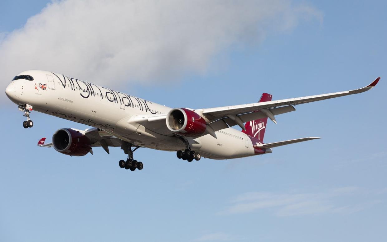 A Virgin Atlantic Airbus A350