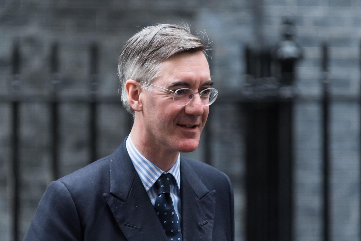 Jacob Rees-Mogg criticised the Bank of England more openly this week. (PA)