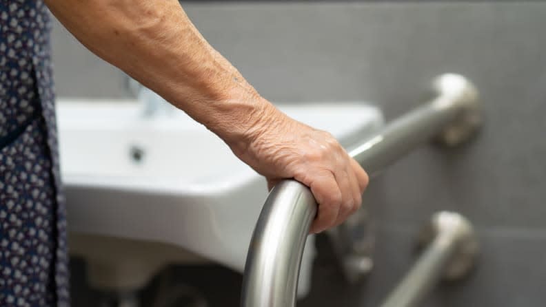 Grab bars offer more stability if needed in an emergency situation.