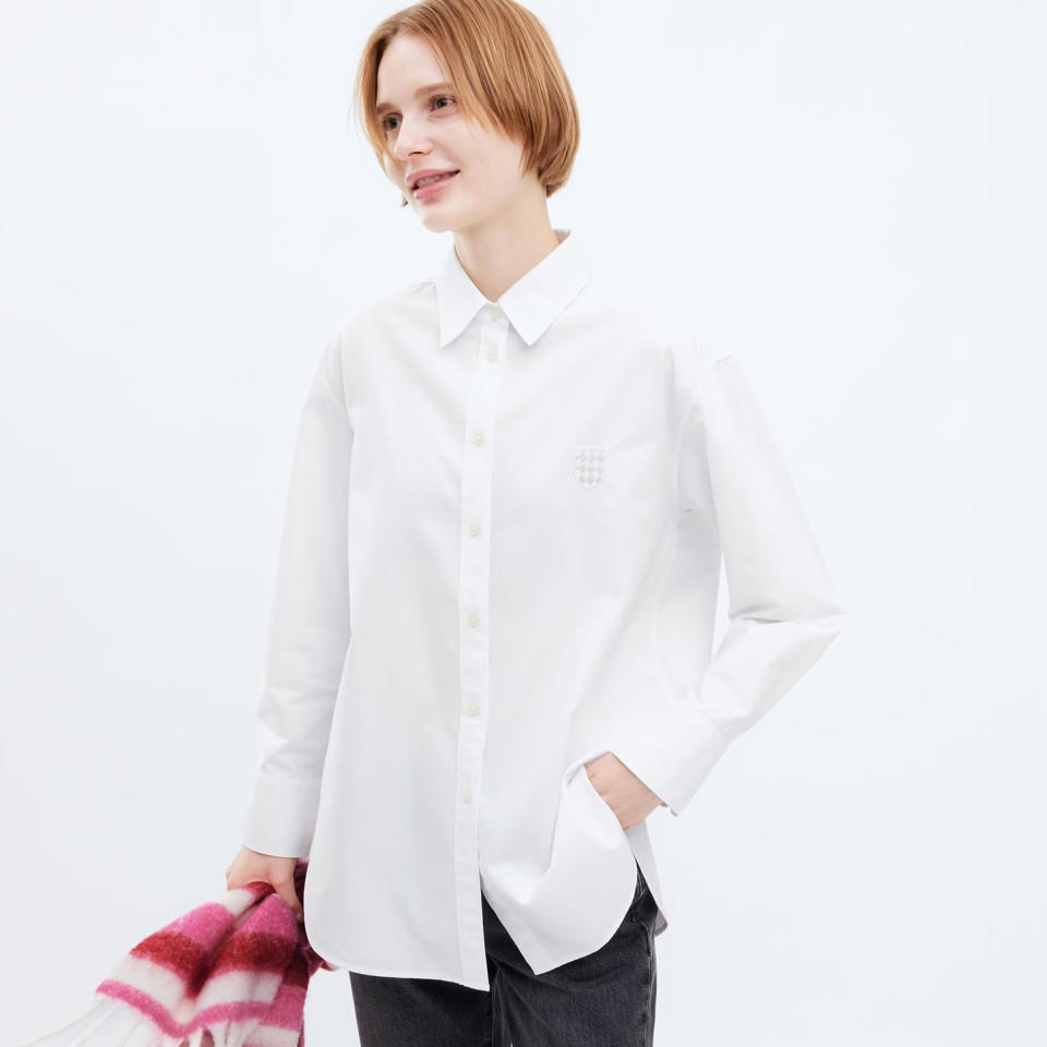 JW Anderson Oxford Long Shirt - $59.90. Photo: UNIQLO