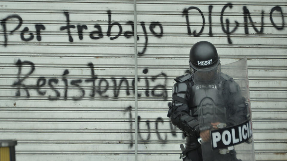 Protestas en Colombia