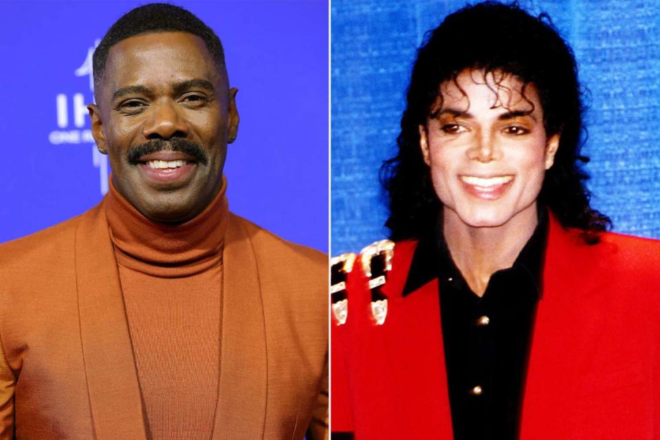 <p>Monica Schipper/WireImage; Michael Ochs Archives/Getty </p> Colman Domingo; Michael Jackson in 1988