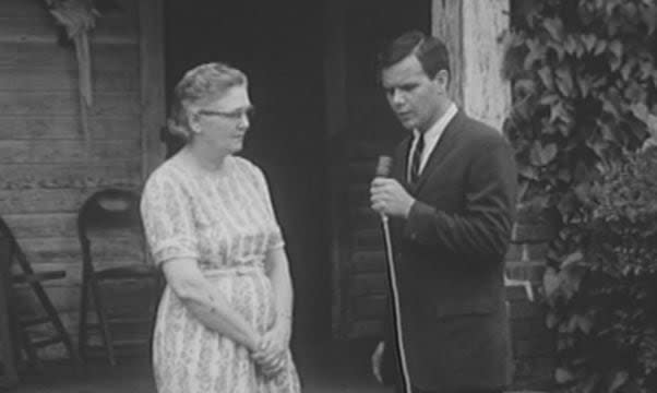 That's Tom Brokaw reporting for WSB-TV back in the early days of his career.