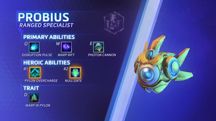 Probius’ abilities in detail (Blizzard)