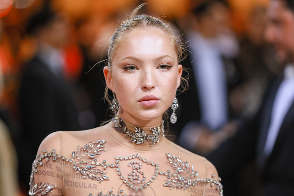 NEW YORK, NEW YORK - MAY 02: Lila Grace Moss attends The 2022 Met Gala Celebrating 