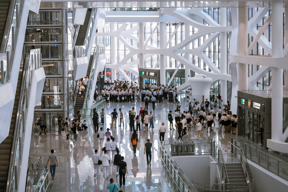 Auch chinesische Medien weisen gerne darauf hin, wie schnell der neue Pekinger Airport gebaut wurde und wie lange dagegen der schon seit 13 Jahren im Bau befindliche neue Berliner Flughafen (BER) braucht. (Bild: Getty Images)