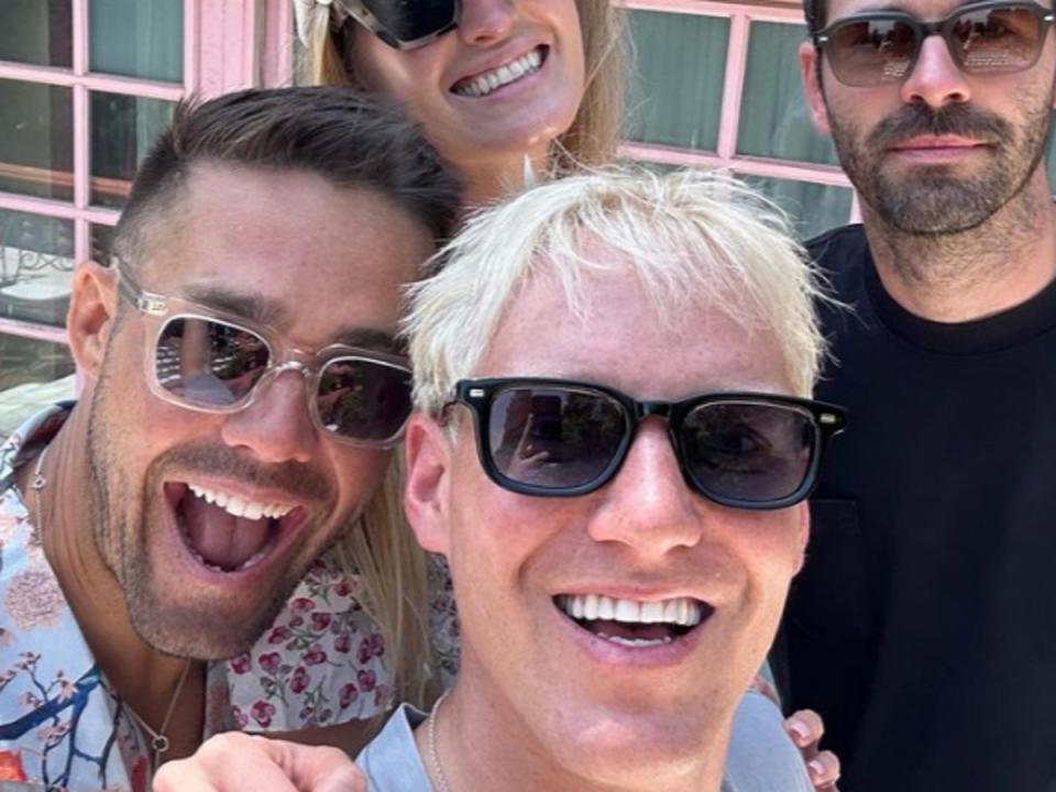 Jamie Laing and Spencer Matthews ahead of Laing’s wedding (Instagram / Jamie Laing)